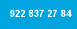 922 837 27 84 922 837 27 84